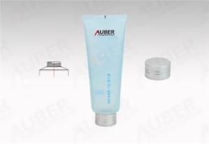 D45mm Light Blue Clear Plastic Tube for Body Wash Cosmetic Tube