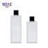 OEM 200ml 300ml Rectangle PETG Clear Custom Square Shampoo Bottles