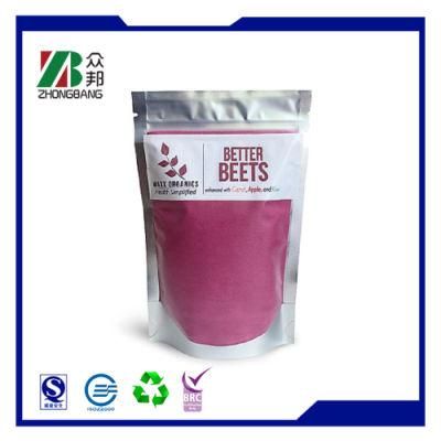 Food Packaging Fruit Powder Stand up Zipper Pouch