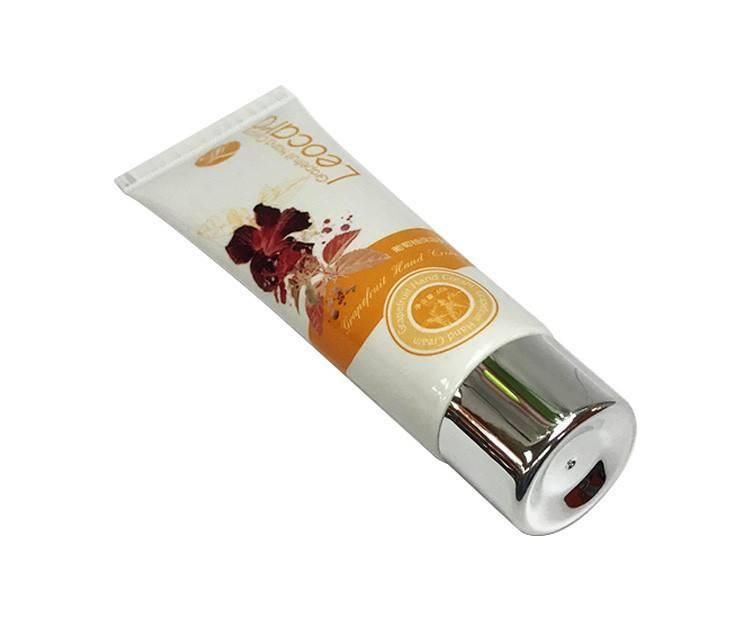 Eco Friendly White Face Cream Lotion Soft Tube Squeeze Sugar Plastic Tube Cosmetic with Flip Top Lid