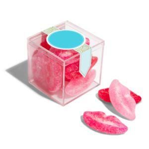 Custom Sticker Label Plexiglass Candy Box 55mm Acrylic Sugar Box