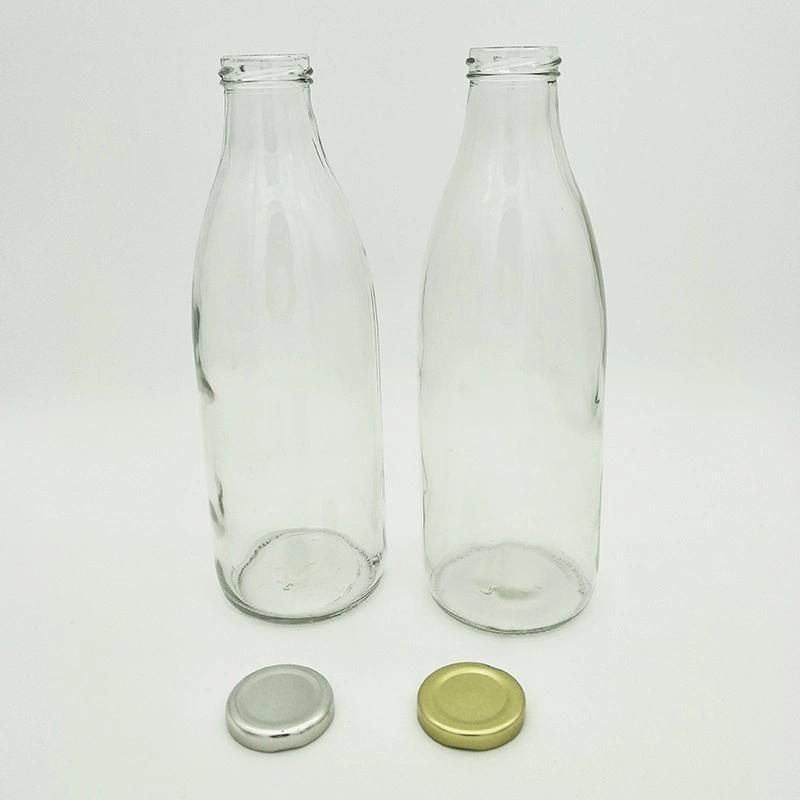 Daily Glass Milk Bottle Juice Beverage Bottles 950ml with Twist off Lid