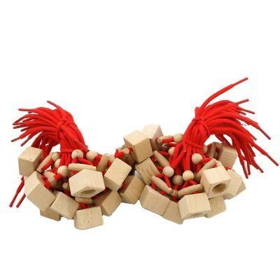 Maple Wooden Perfume Lid Small Cover with Red Strings