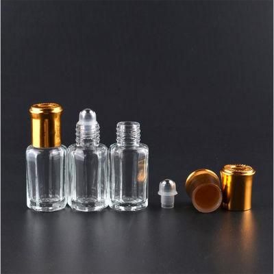 1ml 3ml 4ml 6ml 8ml 10ml Glass Roll on Perfume Bottle with Glass / Steel Roller and Aluminum Cap