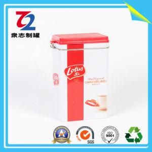 Airtight Square Tea Tin Box for Metal Tea Caddy Packaging