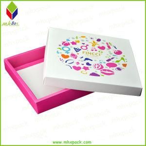 White Cardboard Paper Lid and Base Cosmetic Box