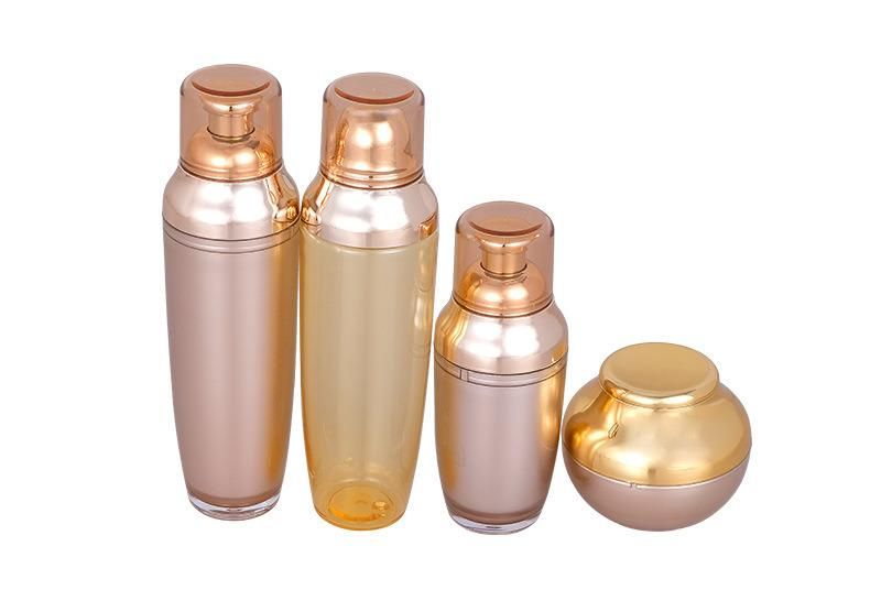 50g 55ml 110ml 180ml Empty Luxury Plastic Jar and Bottle Set for Skin Care Product