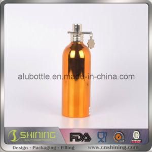 Aluminum Bottle with UV Vacuum Coating for Cosmetic