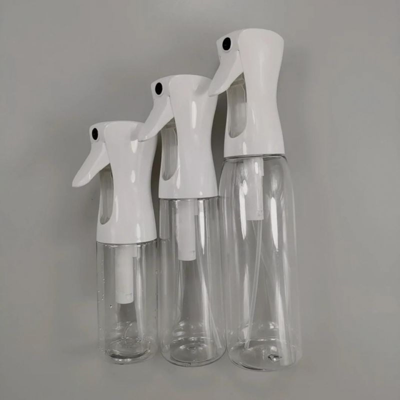 200 Ml 300 Ml 500 Ml Cosmetic Flairosol Continuous Spray Bottle with Trigger for Hairdressing