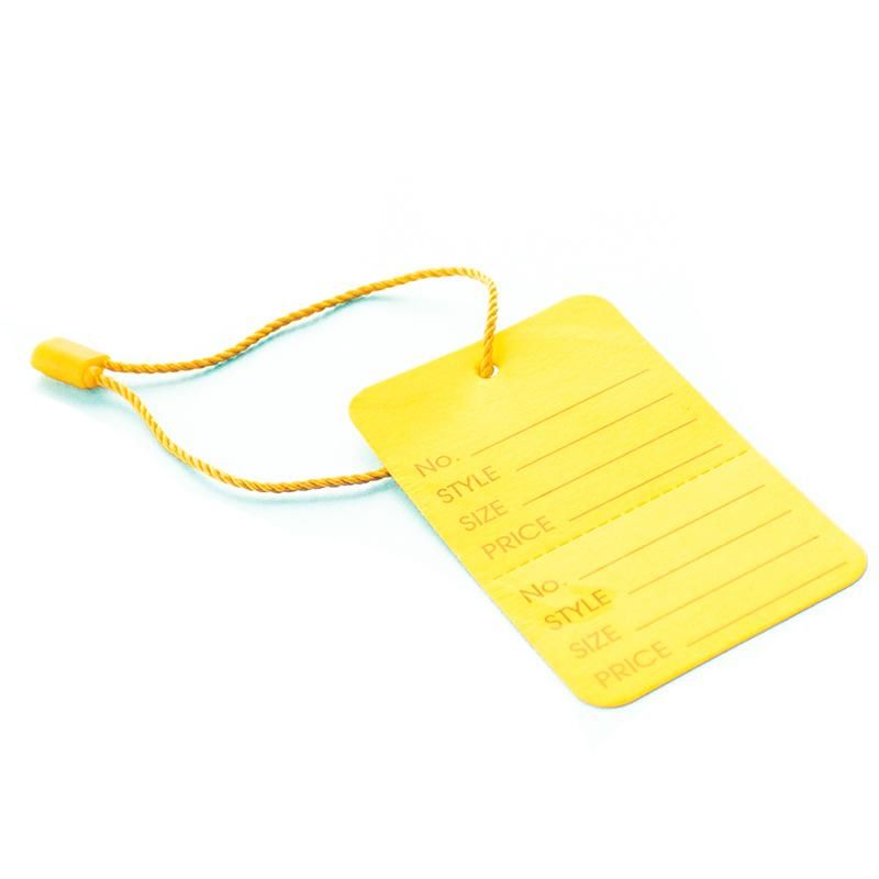 Plastic Garment Clothing String Hang Tag (DL54-04-1)