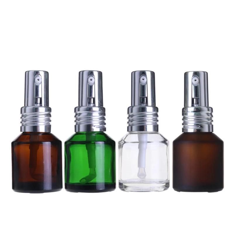 10ml 15ml 30ml Serum Glass Porcelain Bottle Essential Oil Bottle Cream Glass Bottle Skincare Dropper Essence Bottle Cosmetic Package Attar Oil Roll on Glassware