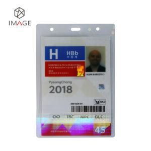 175 Micron Custom Heat Seal Hologram Laminating Pouches for Event ID Badge