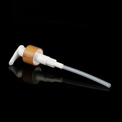 Manufacturer Cosmetic Perfume Aluminum Bottle with Bamboo Pump