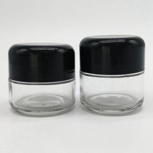 1oz 2oz 3oz 4oz Child Proof Glass Jar Child Proof Container with Child Resistant Cap Lid