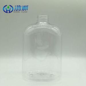 500ml Transparent Plastic Pet Square Lotion Bottle Packaging Bottle for Lotion Pump China Manufacturer