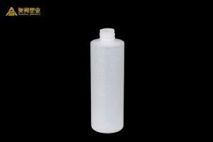 Flat Shoulder Round Pet Plastic Bottle Lotion Bottle Conditioner Bottle with Pump Head