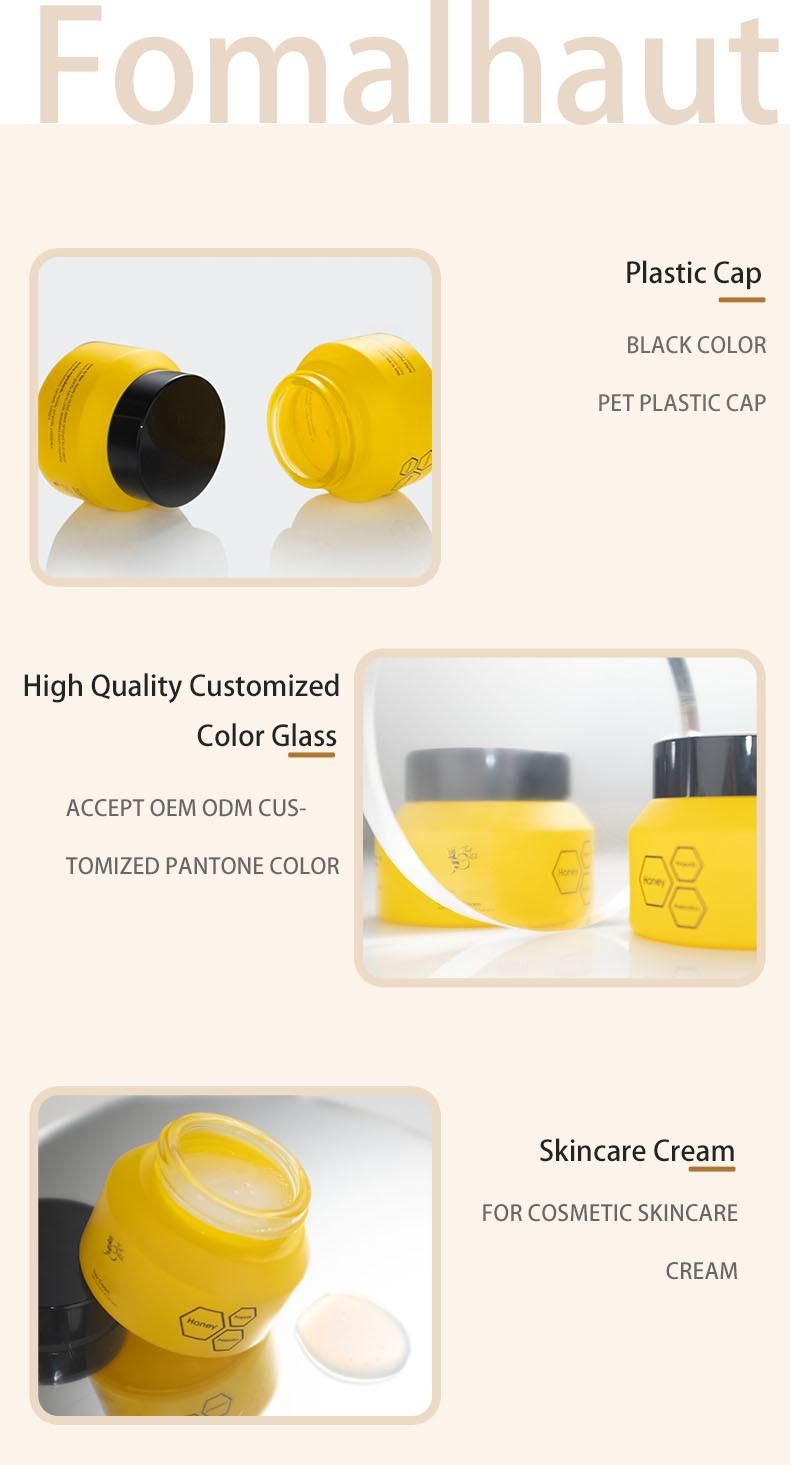 50g Cosmetic Cream Glass Jar Container