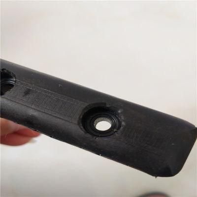 Silicone Rubber Product Equipment Protective Silicone Corner Guard with 10mm Galvanized Gasket