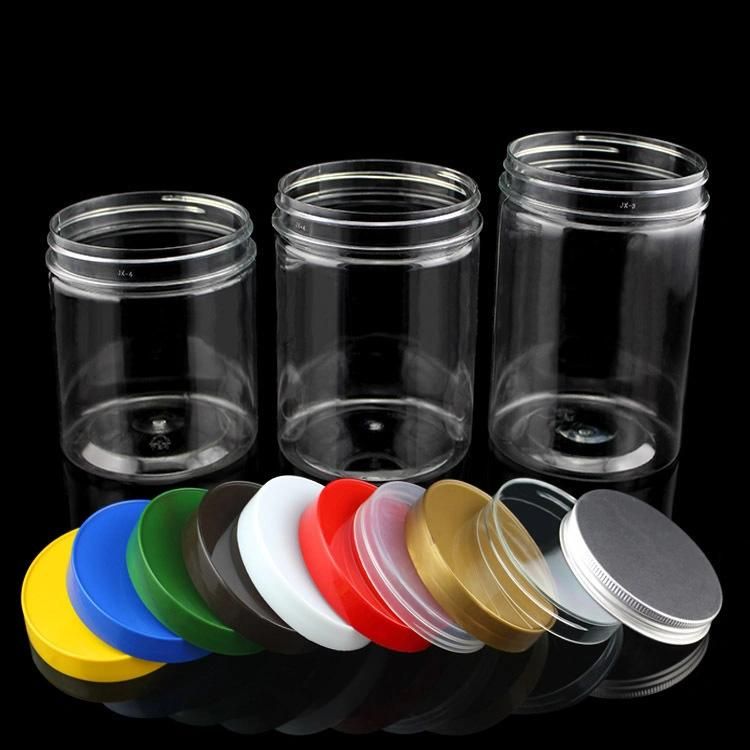 750ml 1000ml Hot Sale Pet Cylinder Plastic Jars