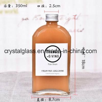 New Arrival Flat Juice Cold-Brew Packing Glass Bottles