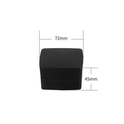 Square Black Customized Empty Silica Gel Air Cushion Box Bb Cushion Case with Silica Gel Sifter