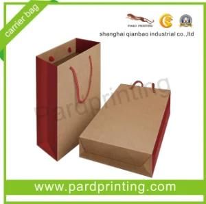 Environmental Brown Kraft Paper Carrier Bags (QBB-1443)