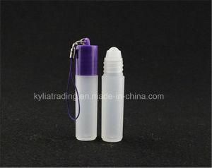 5ml White Roll on Bottle with Plastic Ball and Plastic Holder (ROB-54)
