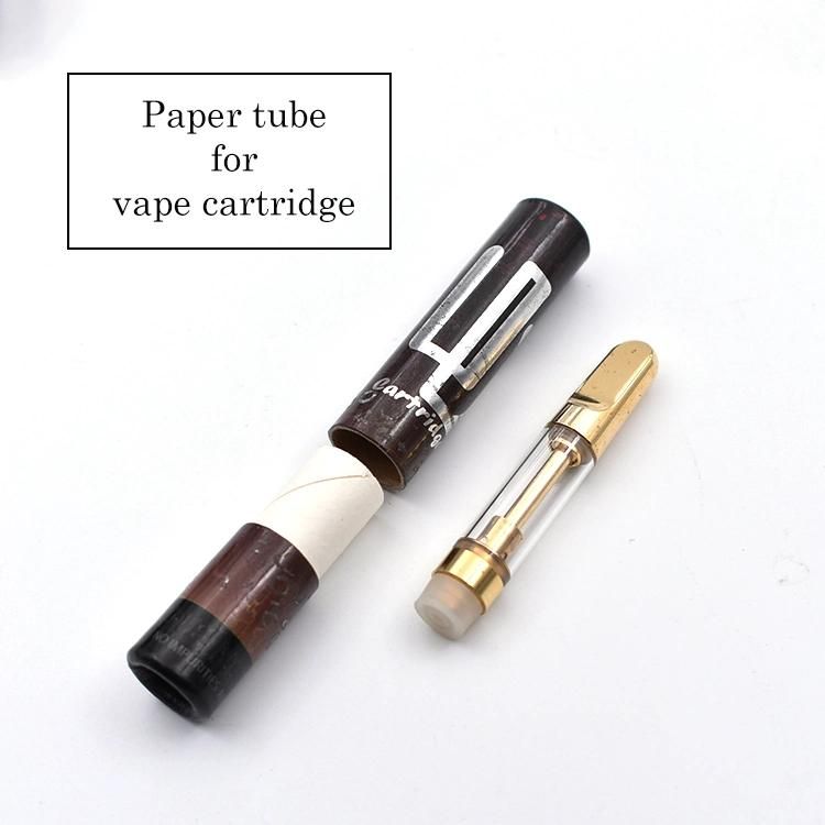 Paper Tube Packaging for Atomizer Sets Logo Foil Silver Stamping Color