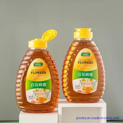 500g 360ml Plastic Honey Syrup Beverage Bottle Manufacture