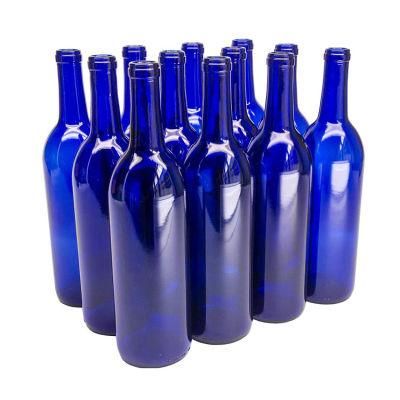 Factory Price Empty 187 Ml 375 Ml 500 Ml 750 Ml Black Wine Bottles for Sale