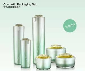 Popular Acrylic Cosmetic Suit Bottle with cosmetic Jar