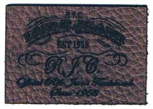 Leather Label for Jeans and Bags