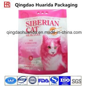 Stand up Plastic Composite Printed 8L Cat Litter Packing Bag