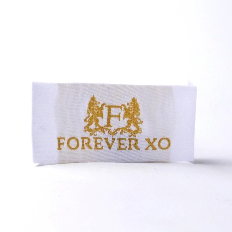 Custom High Quality Cotton Red Woven Label