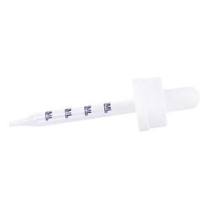 White Plastic PP 18mm 20mm 24mm 28mm Cosmetic Essential Oil Bottle Dropper Cap