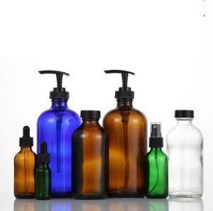 Refillable 1oz 2oz 4oz Perfume Cosmetic Glass Bottle Fragrance Bottle with Spray Cap and Pump Spray