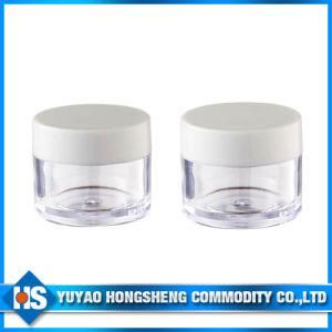 Hy-Pj-006e Straight Shape 10ml Plastic Jar with PP Cover