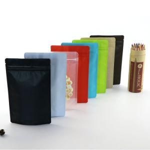 Matte Black Stand up Aluminum Foil Zipper Zip Lock Bag Package Pouch Packaging Doypack Mylar Storage Ziplock Food Bags