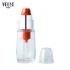 30ml Round Skincare Packaging Transparent PETG Plastic Serum Bottles Lotion Pump Bottle