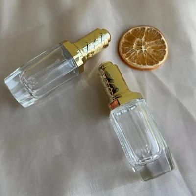 1oz 30ml Transparent Glass Bottle with Gold Pump Dropper for Serum or Skin Care