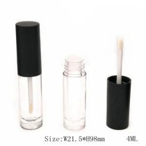 Black Transparent Square Custom Lip Gloss Tubes
