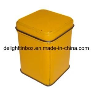Mini Square Tin/Metal Can/Box for Tea (DL-ST-0338)
