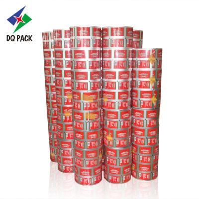 Nuts Food Candy Chocolate Bar Plastic Roll Stock Packaging Printed BOPP Film Plastic Roll Film