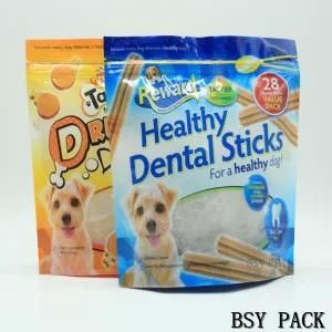 Factory Wholesale Stand up Pouch Laminated Bags for Dog Treat Food