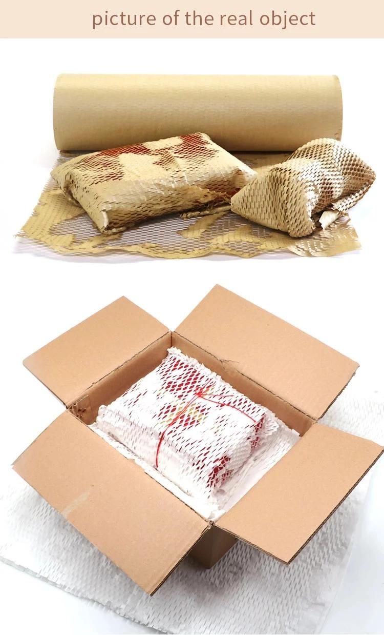 30cm*100m Honeycomb Kraft Wrapping Paper Cushion