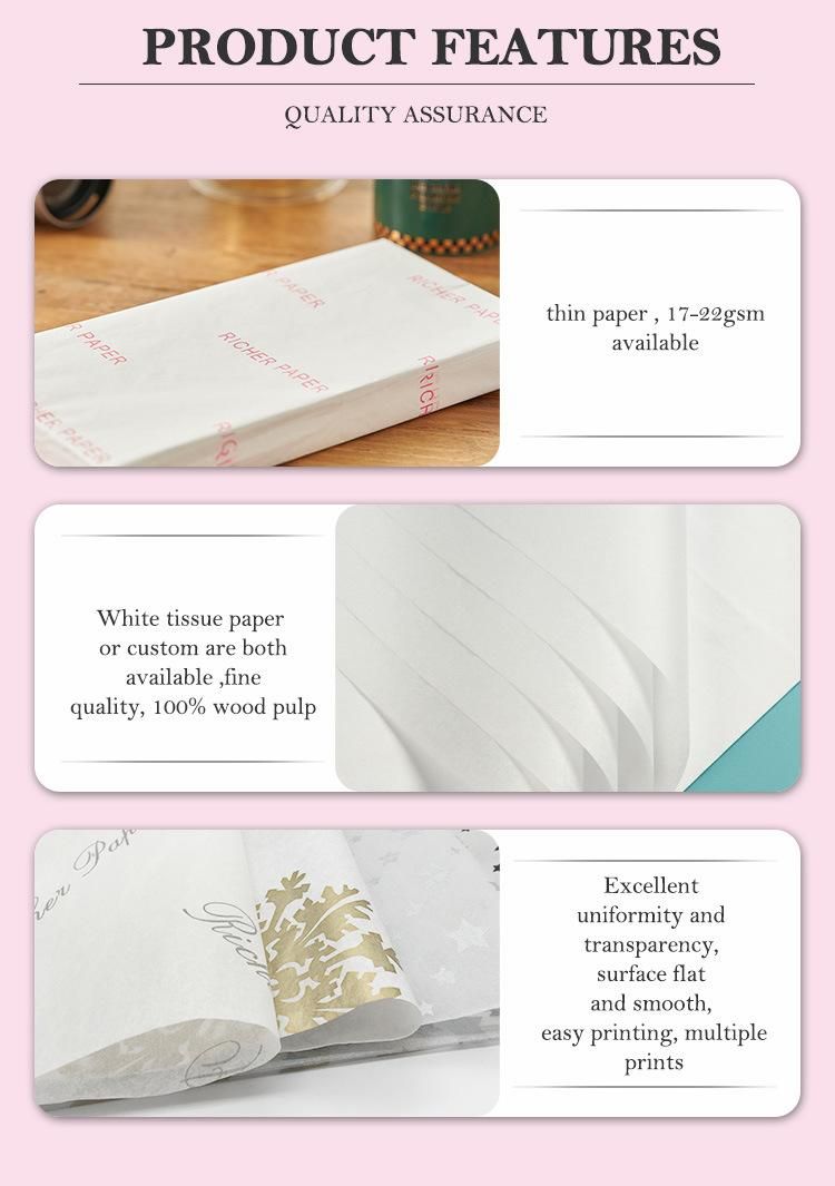 Wholesale Flower Fruit Wine Garment Shoes Packaging Print Tissue Paper