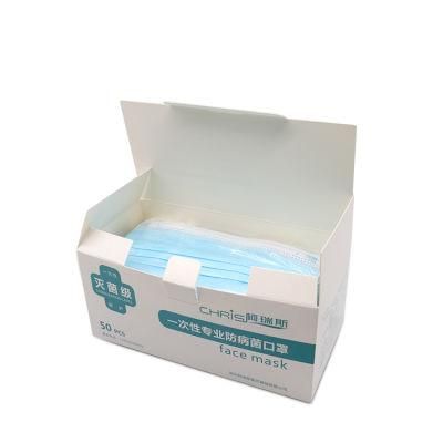 Accept Custom Logo Medical Facemasks Packaging Box Mask Shipping Box Paper Box Manufacturer