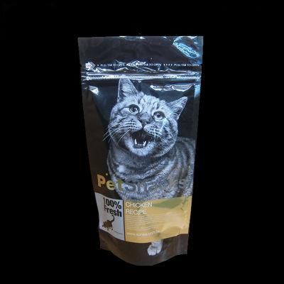 Hot Sale Plastic Pet Food Stand up Zipper Bag