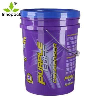 Silkscreen Printing 20L Plastic Bucket Craft Paint Bucket 15L