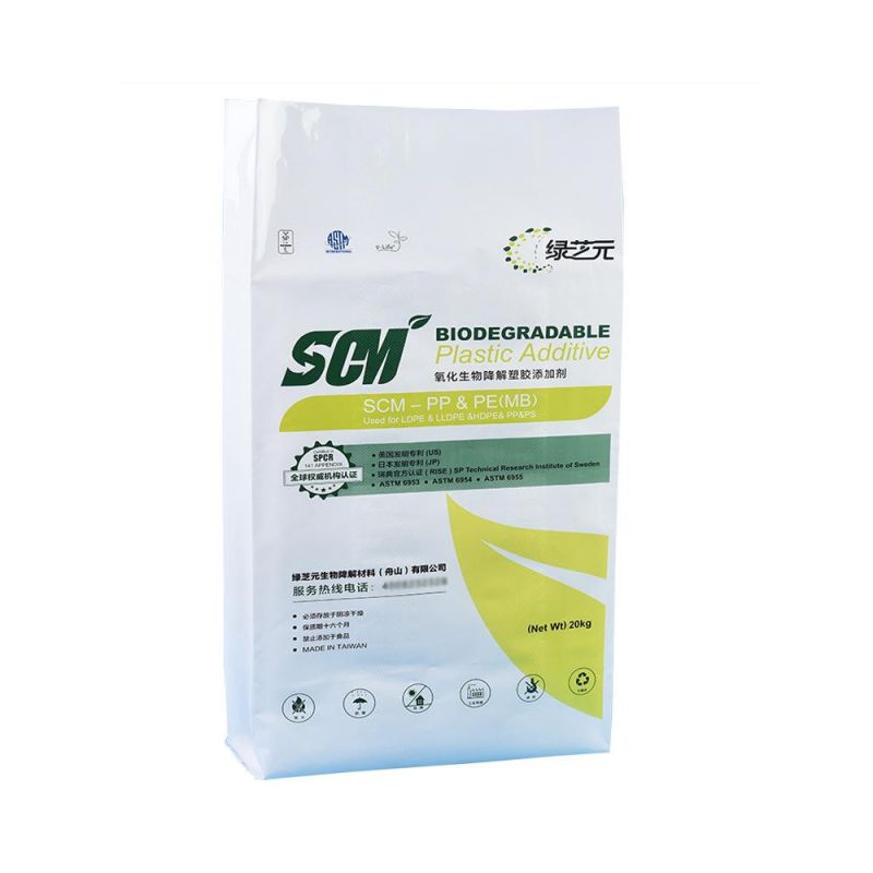 Wholesale Feed Bag Animal Feed Packaging Bags Plastic Woven Bag with BOPP Laminated Chicken Fish Food Bag